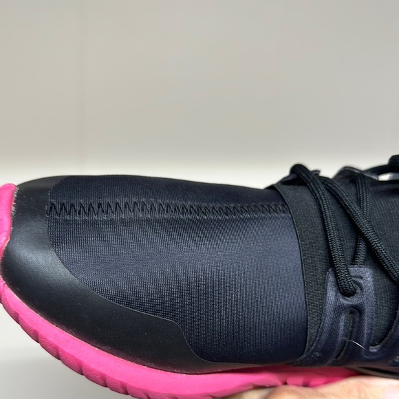Adidas Tubular Radial Men's Shoes Core Black-Equipment Pink  s75393 like New - Picture 6 of 10